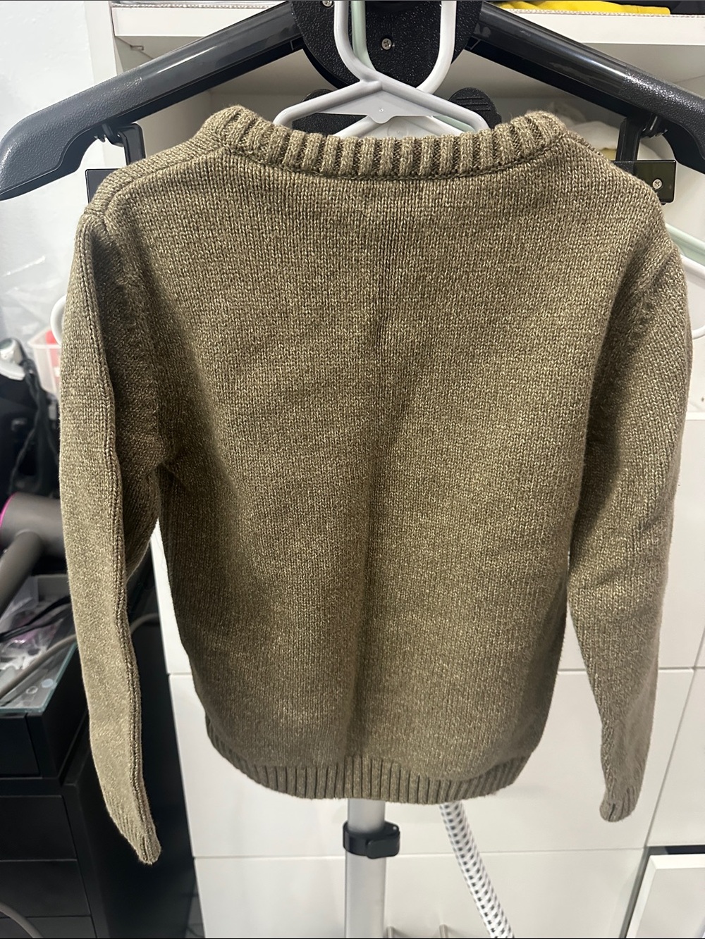 Next Olive Green Kids Sweater with Animal Patch Appliqués - Picture 4 of 5